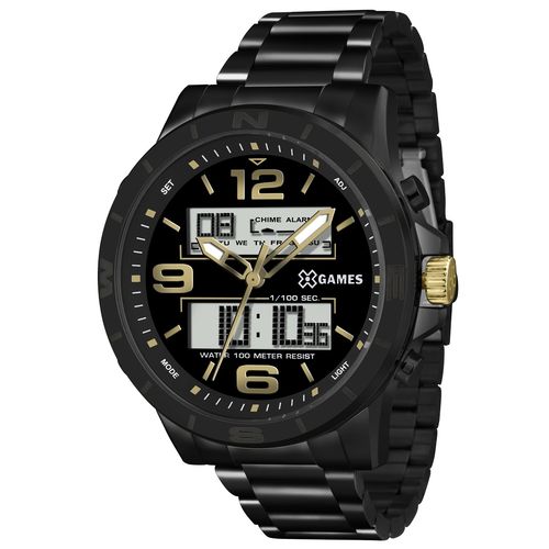 Relógio X-games Masculino Anadigi Xmnsa001 P2px Preto