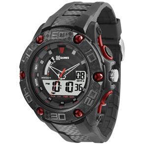 Relógio X-games Masculino Anadigi Xmppa171 Vermelho Borracha