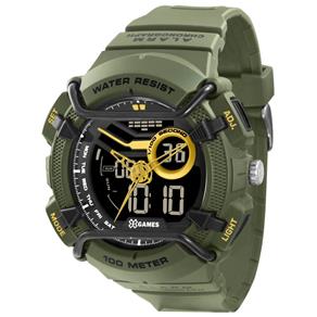 Relógio X-games Masculino Anadigi Xmppa179 Pxex Militar