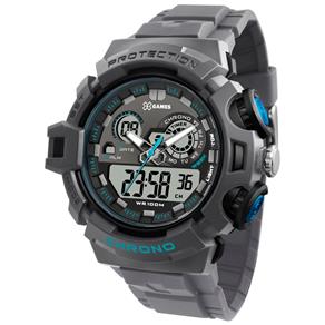 Relógio X-games Masculino Anadigi Xmppa246 Bxgx Cinza Azul