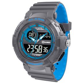 Relógio X-Games Masculino Anadigi Xmppa266 Pxga Azul Cinza