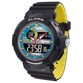 Relógio X-games Masculino Anadigi Xmppa267 Pxpy Azul Amarelo