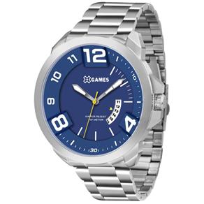 Relógio X-games Masculino Analogico Xmss1034 Azul Oferta