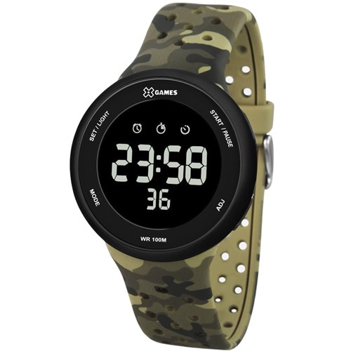 Relógio X Games Masculino Digital Camuflado Esportivo Xmppd486 Pxef