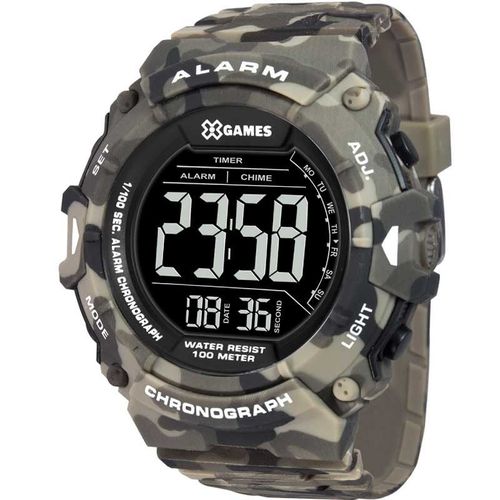 Relógio X-games Masculino Digital Camuflado Xmppd488pxep