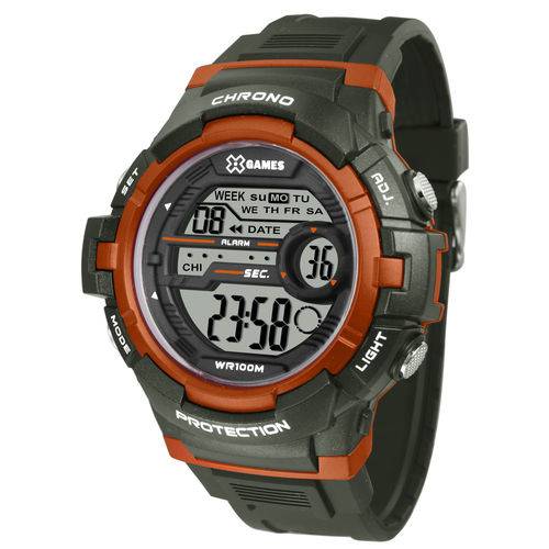 Relógio X-games Masculino Digital Cinza Xmppd514bxex