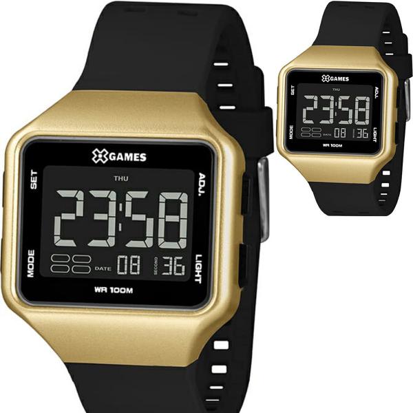 Relógio X Games Masculino Digital Dourado com Preto XGPPD149 PXPX