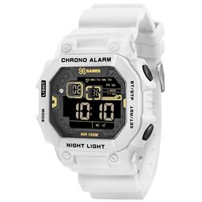 Relógio X-games Masculino Digital Xgppd081 Branco Oferta