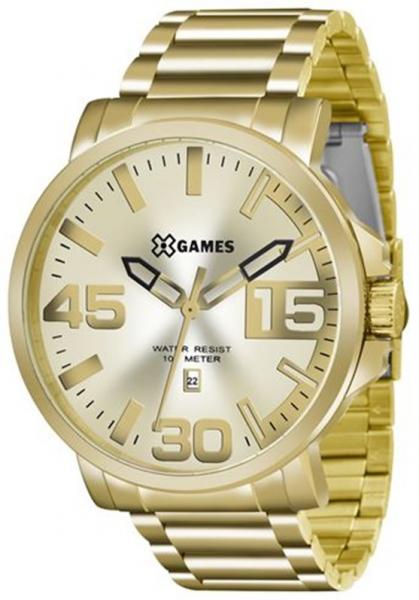 Relógio X-games Masculino Dourado Aço Xmgs1018c2kx