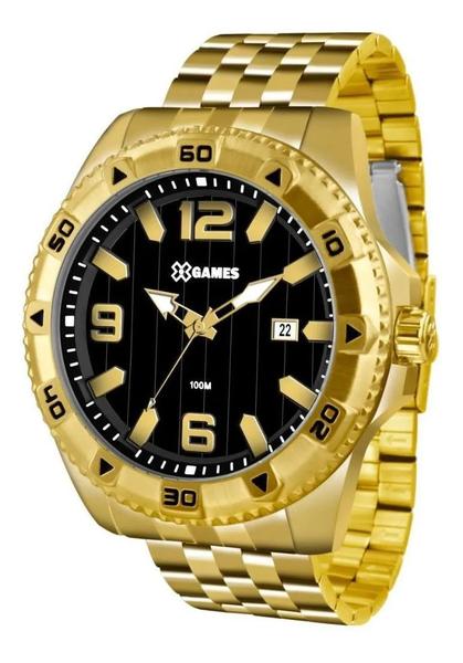 Relógio X-games Masculino Dourado Xmgs1025 Original + Nfe - Lince