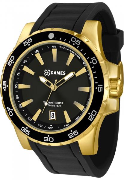 Relógio X Games Masculino Preto e Dourado XMGP1001 P1PX