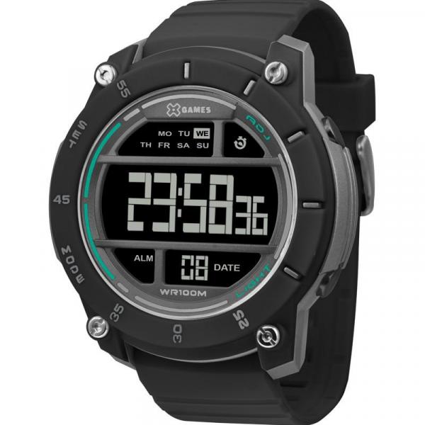 Relógio X-Games Masculino Preto XMPPD511PXPX Digital 10 Atm Acrílico Tamanho Grande