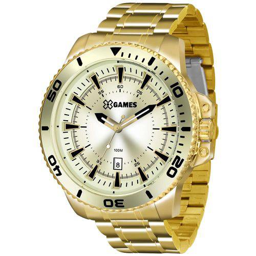 Relógio X Games Masculino Ref: Xmgs1024 C2kx Big Case Dourado