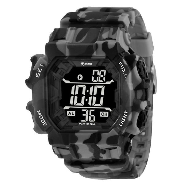 Relógio X-Games Masculino Xcamo Digital Cinza XGPPD140-PXGP