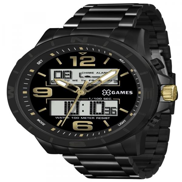 Relógio X Games Masculino Xmnsa001 P2px Anadigi Black - Lince