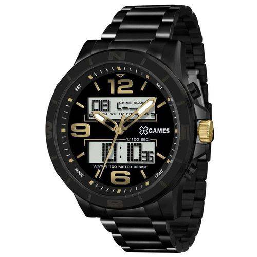 Relógio X-games Masculino Xmnsa001 P2px Anadigi Black