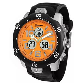 Relogio X-games Masculino Xmppa243 O2px Anadigi Laranja