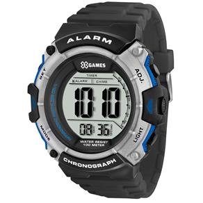 Relógio X-games Masculino XMPPD314 BXPX Preto Cinza