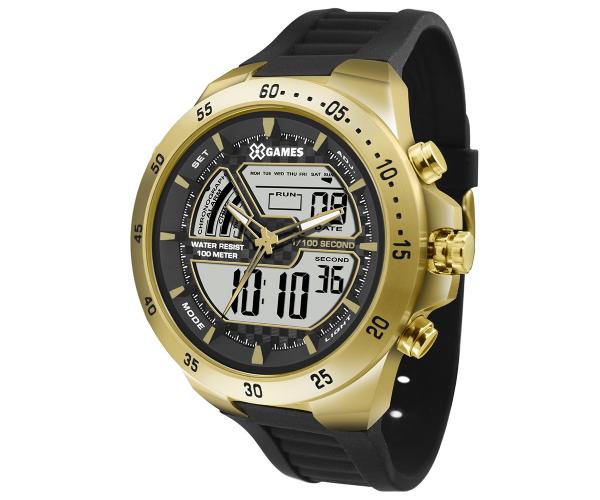 Relógio X-games Masculino Xteel Dourado Xmspa021-bxpx