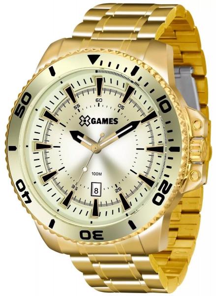 Relógio X Games Masculino Xmgs1024 C2kx Big Case Dourado - Xgames