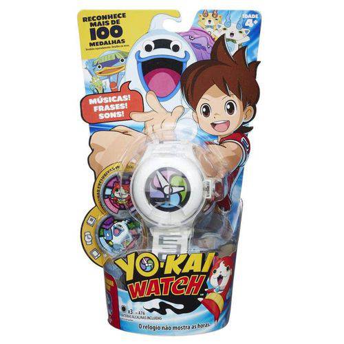 Relógio Yo Kai Branco Hasbro