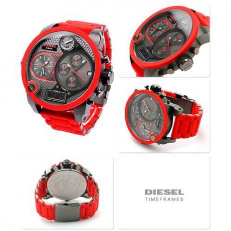 Relógios Diesel Dz7279 Mr. Daddy Vermelho