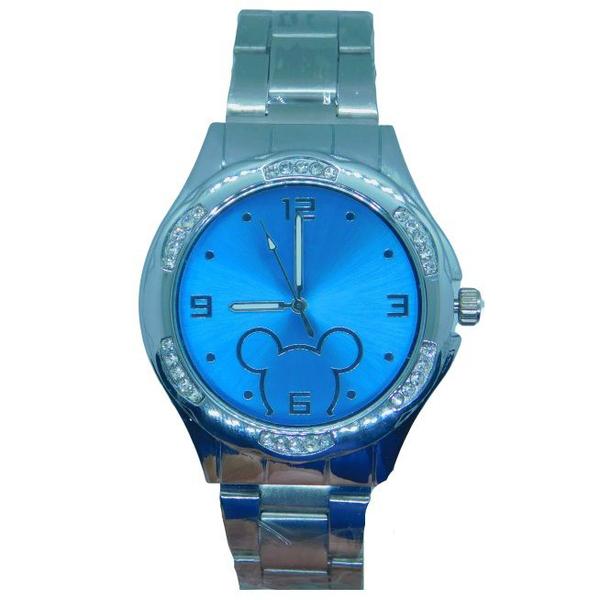 Relógios Feminino Mickey Blogueiras Azul Acompanha Linda Caixa - Rx Relógios