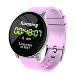 Relógios pulseira Smart W8 relógio inteligente Ladies Previsão Fitness Sports Tracker Heart Rate Monitor Smartwatch Android Mulheres Homens