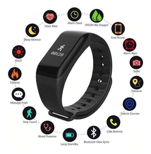 Relógios Smartwatch Wearfit F1 Fitness Notificações Frequencia Cardiaca - Nova Digital