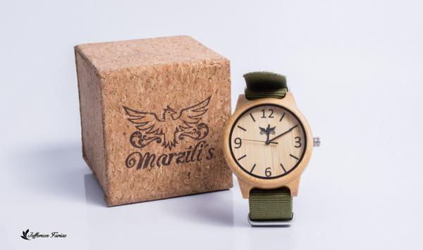 Relógios Verde Militar Marzili's O'clock Exclusivos