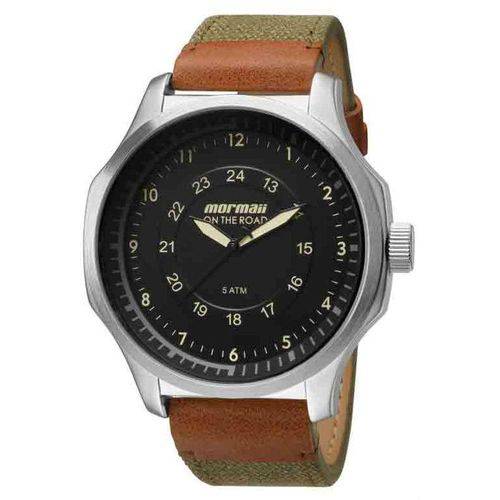 Relogo Masculino Mormaii On The Road Mo2035gj/3p 49mm Pulseira Cinza