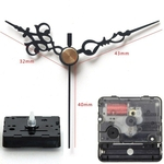 Rhythm plástico relógio de quartzo movimento mecanismo de varredura movimento silencioso com 61 # Preto mãos curtas DIY Relógio Kits de acessórios