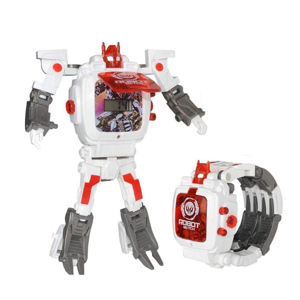 Robot Watch 2 em 1 - Relógio e Robô - Branco - Multikids