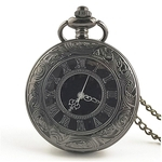 Roma Figuras Dial Rodada Antique Vintage quartzo rel¨®gio de bolso colar rel¨®gio