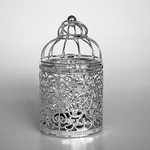 Romântico Birdcage Candlestick metal vela casamento Centerpieces Tabelas Titular Ferro Vela