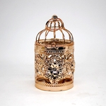 Romântico Birdcage Candlestick metal vela casamento Centerpieces Tabelas Titular Ferro Vela