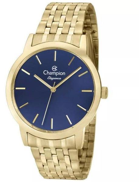 Rrelógio Champion Feminino Dourado Caixa Azul Cn27732a - Cod 30021875