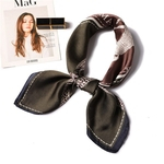 Ruicesstai New Silk Scarf 2019 Luxury Brand Neck Scarf Square 70*70cm Fashion Satin Scarfs Hair Tie Band Office Lady Neckerchief
