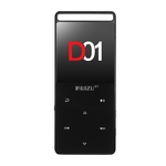 RUIZU D01 HiFi MP3 Player 4G / 8G 1,8 polegadas Botão de toque Gravador de voz FM E-Book Relógio Relógio pedômetro USB BT Metal MP3 Player de música