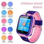S12B Multifuncional Crianças Crianças relógio inteligente Rastreador Banda Intelligent V7086BL 1.44in Sensitive