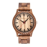 S5504 original da forma Men Women Watch zebrawood Madeira pulseira de relógio de quartzo