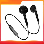 S6 BT fone Sports Mini Stereo Headset In-ear fone de ouvido Preto