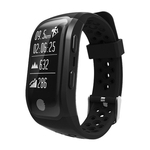 S908 GPS à prova d'Água Smart Watch Monitor Da Taxa De Coração Pulseira Fitness Pedômetro