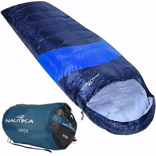 Saco de Dormir Nautika Viper Azul e Preto