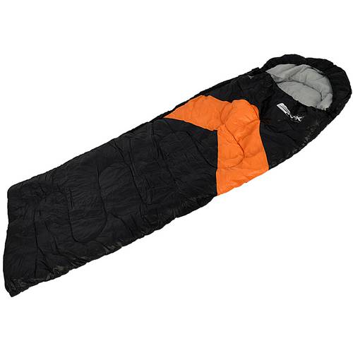 Saco de Dormir Nautika Viper Preto e Laranja