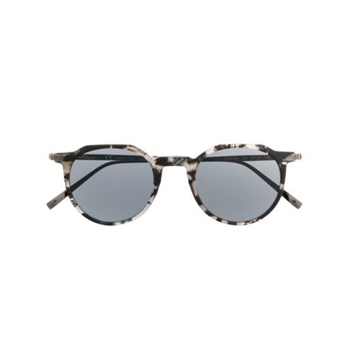 Salvatore Ferragamo Eyewear Round Frame Sunglasses - Preto