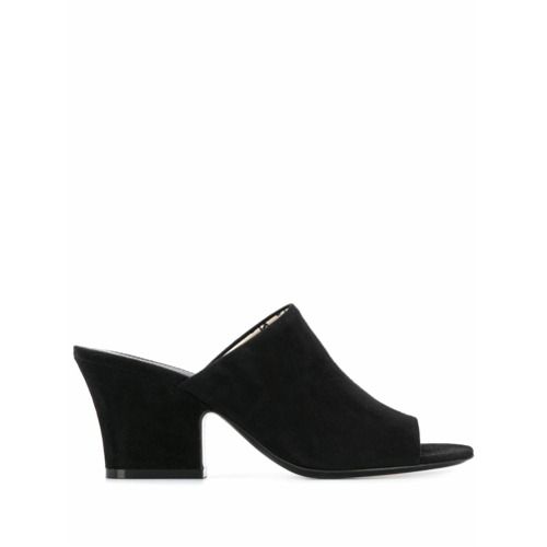 Salvatore Ferragamo Mule Salto Bloco - Preto