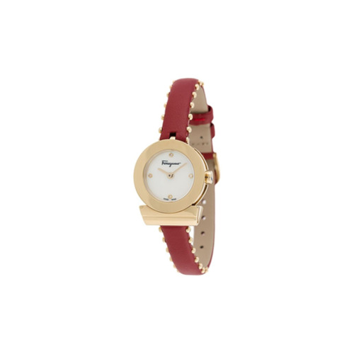 Salvatore Ferragamo Watches Relógio Gancino 22mm - Vermelho