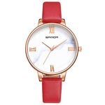 SANDA Mulheres Moda Watch relógios de quartzo de couro impermeáveis ¿¿Strap P226