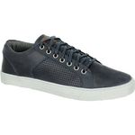 Sapatenis Casual Masculino 100% Couro Azul St-6000347